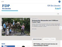 Tablet Screenshot of fdp-zh9.ch